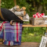 Camping Bench and Firewood