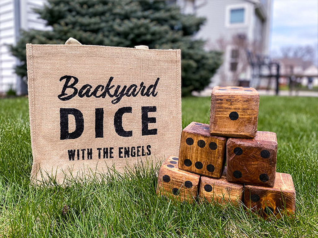 dice Backyard Dice Staged