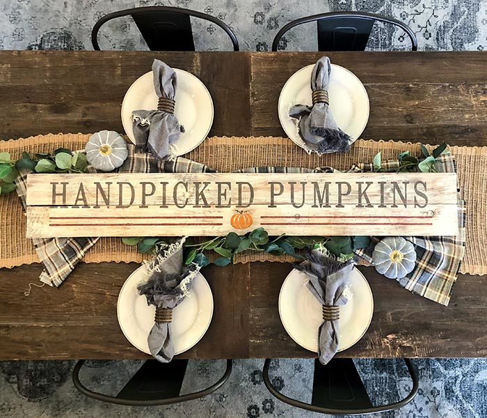 fall-handpicked-pumpkins-trivet-8x48 Handpicked Pumpkins Trivet - 8x48