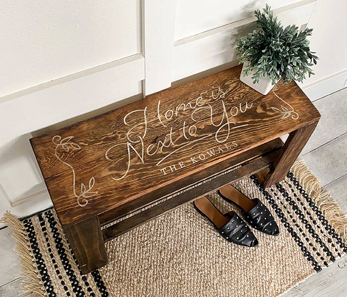 bench-home-is-next-to-you-3222-bench Home is Next to You - 32" Bench