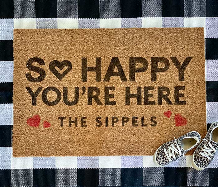 doormat-so-happy-youre-here-24x35 So Happy You're Here - 24x35 Doormat