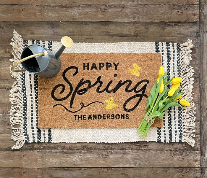 doormat-happy-spring-bee Happy Spring Bee Doormat