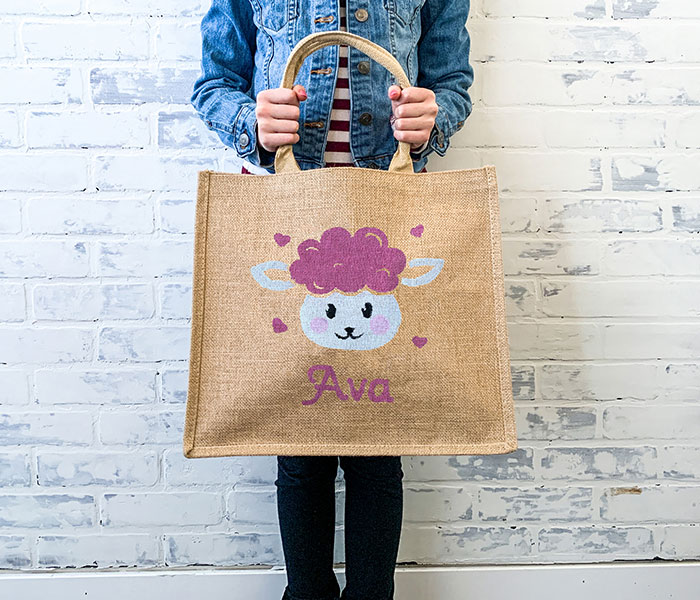 tote-lamb-burlap Lamb Burlap Tote