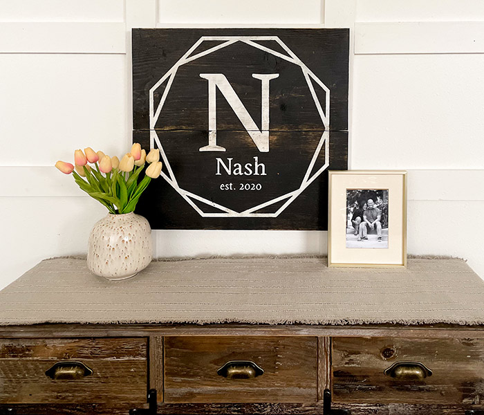 family-geometric-monogram-24x24 Geometric Monogram - 24x24