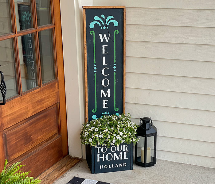 planter-welcome-to-our-home-flourish-planter Welcome to Our Home Flourish Planter