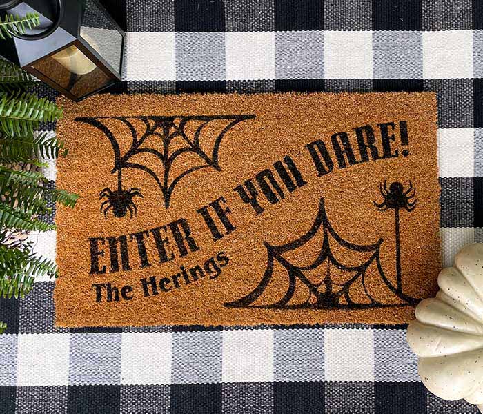 doormat-spiderweb-enter Spiderweb Enter Doormat