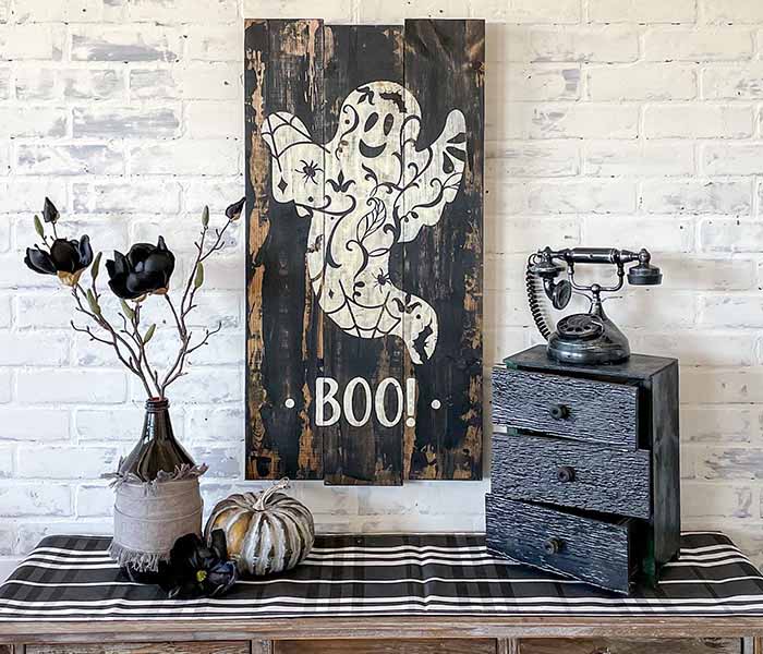 halloween-ornate-ghost-18x32 Ornate Ghost - 18x32